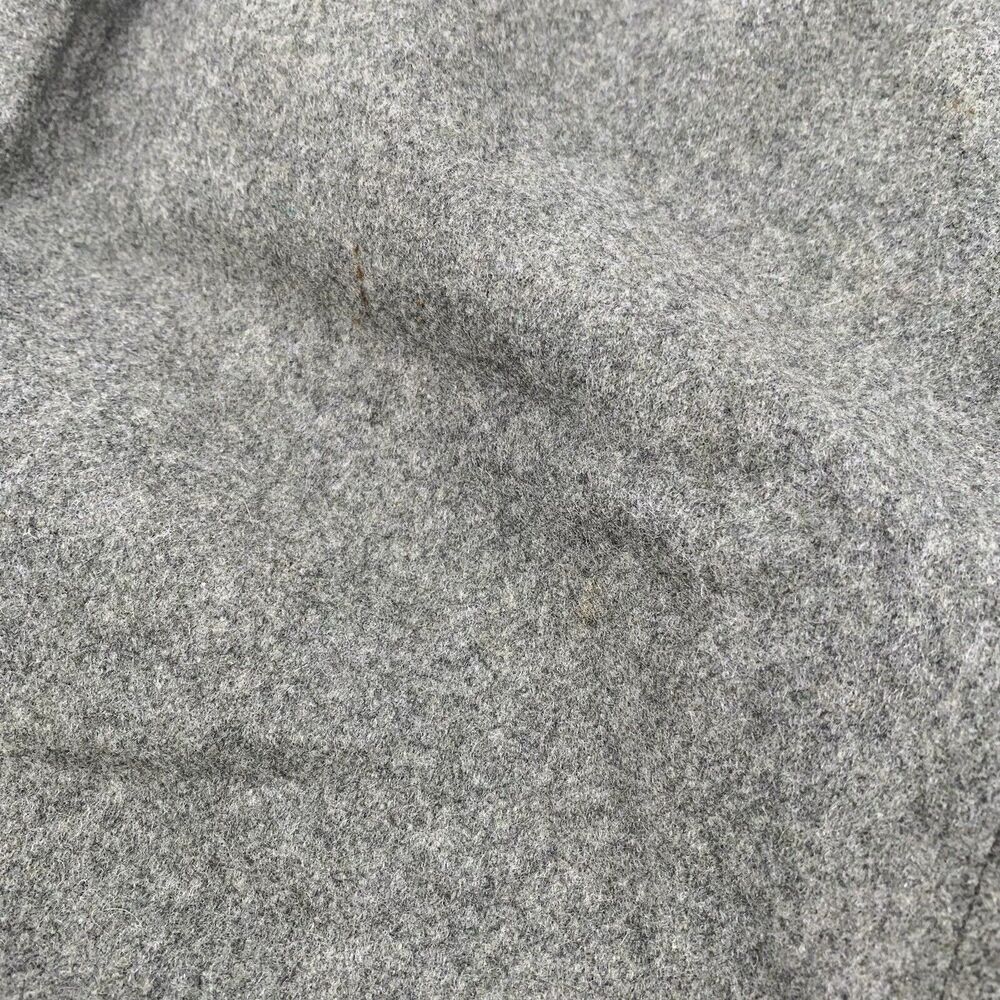 Vintage 1970s Cacharel Pleated Wool A-Line Button Front Skirt 36 US 4 Green Gray - Picture 5 of 7